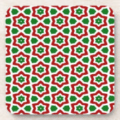  kerstpatroon bier onderzetter (Voorkant)