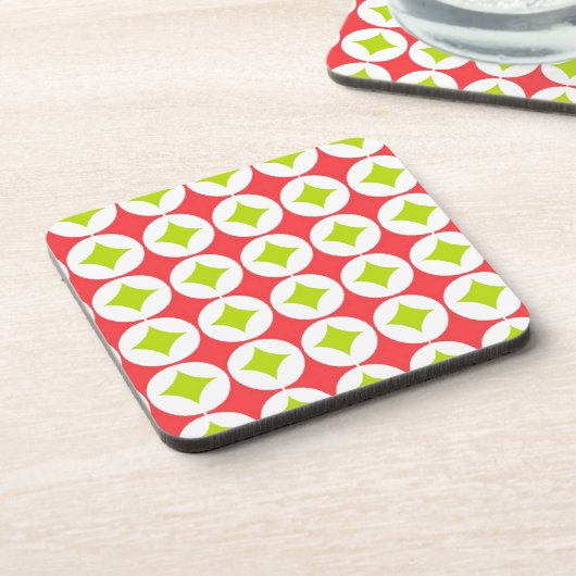 kerstpatroon bier onderzetter (Linkerzijde)