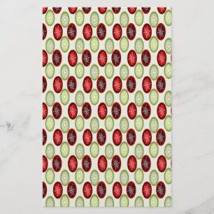 kerstpatroon briefpapier