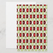kerstpatroon briefpapier (Voorkant / Achterkant)