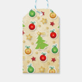  kerstpatroon cadeaulabel (Voorkant)