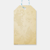  kerstpatroon cadeaulabel (Achterkant)