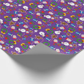 kerstpatroon cadeaupapier (Hoek)
