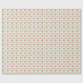 kerstpatroon cadeaupapier (Vlak)