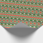 kerstpatroon cadeaupapier (Hoek)