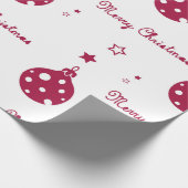 Kerstpatroon cadeaupapier (Hoek)