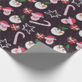 kerstpatroon cadeaupapier (Hoek)