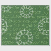 Kerstpatroon cadeaupapier (Vlak)