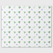 kerstpatroon. cadeaupapier (Vlak)