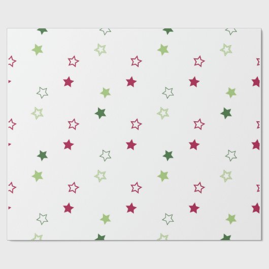 Kerstpatroon  cadeaupapier (Vlak)
