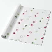 Kerstpatroon  cadeaupapier (Uitgerold)