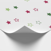 Kerstpatroon  cadeaupapier (Hoek)