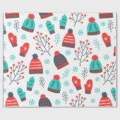 kerstpatroon cadeaupapier (Vlak)