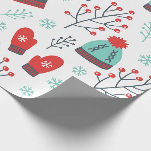 kerstpatroon cadeaupapier (Hoek)