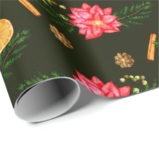  kerstpatroon cadeaupapier (Rol Hoek)
