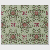 Kerstpatroon cadeaupapier (Vlak)
