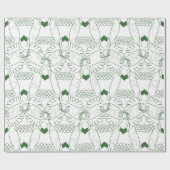 Kerstpatroon cadeaupapier (Vlak)