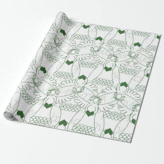 Kerstpatroon cadeaupapier