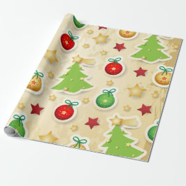  kerstpatroon cadeaupapier