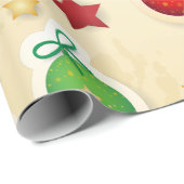  kerstpatroon cadeaupapier (Rol Hoek)