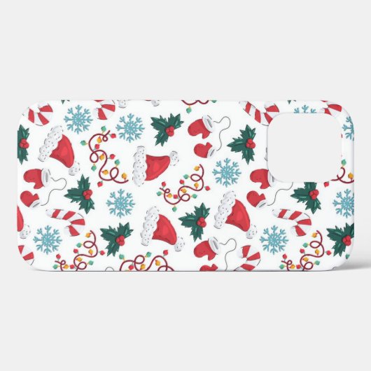 kerstpatroon Case-Mate iPhone case (Achterkant (horizontaal))