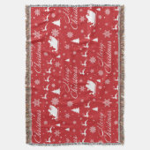 kerstpatroon deken (Voorkant Verticaal)