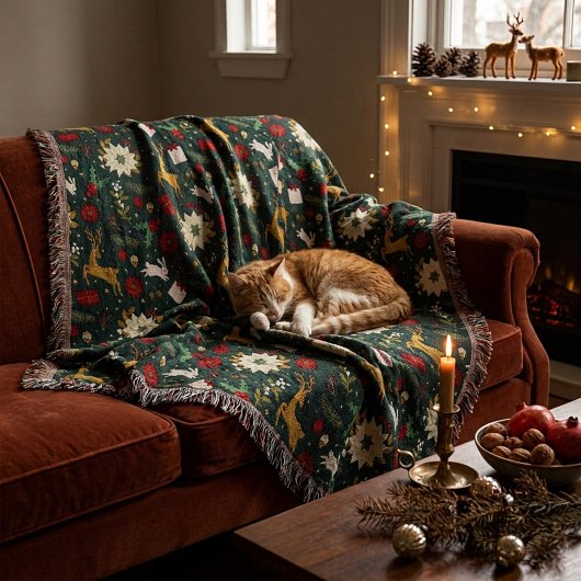 Kerstpatroon deken