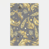 Kerstpatroon, dennen sneeuw 2 post-it® notes (Voorkant)