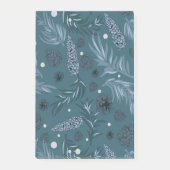Kerstpatroon, Dennensneeuw 12 Post-it® Notes (Voorkant)