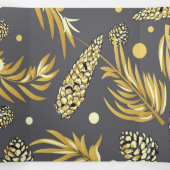 Kerstpatroon, Dennensneeuw 2 Drieluik Wenskaart (Binnenkant midden)