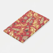 Kerstpatroon, Dennensneeuw 3 Post-it® Notes (Schuin)