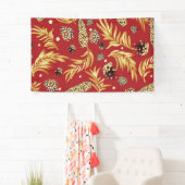 Kerstpatroon, Dennensneeuw 3 Spandoek (Insitu)