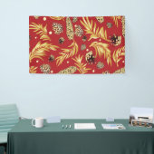 Kerstpatroon, Dennensneeuw 3 Spandoek (Beurs)