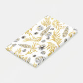 Kerstpatroon, Dennensneeuw 5 Post-it® Notes (Schuin)