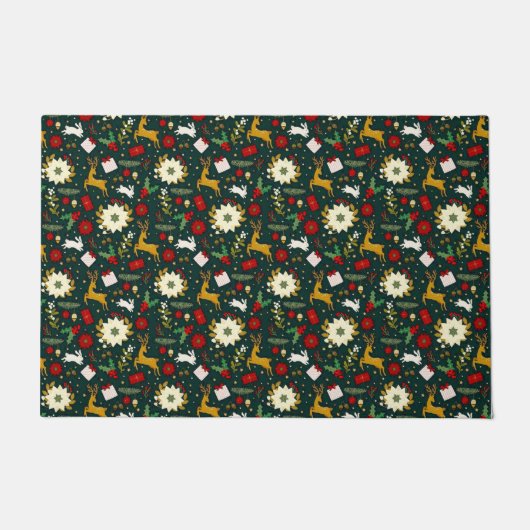 kerstpatroon deurmat (Voorkant)