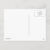 kerstpatroon feestdagenkaart (Achterkant)