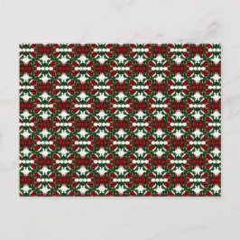 kerstpatroon feestdagenkaart