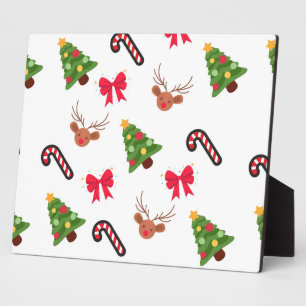 kerstpatroon fotoplaat