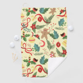 kerstpatroon golfhanddoek (Insitu)