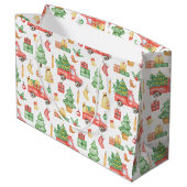  kerstpatroon groot cadeauzakje (Achterkant Gekanteld)