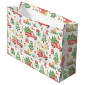  kerstpatroon groot cadeauzakje (Voorkant Gekanteld)