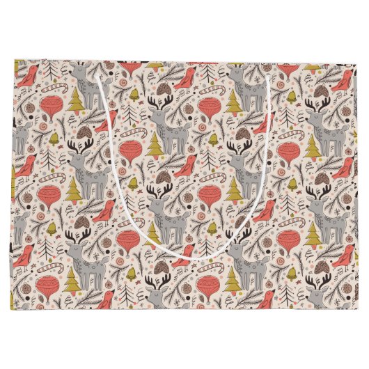 kerstpatroon groot cadeauzakje (Achterkant)