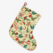 kerstpatroon grote kerstsok (Voorkant (Hangend))