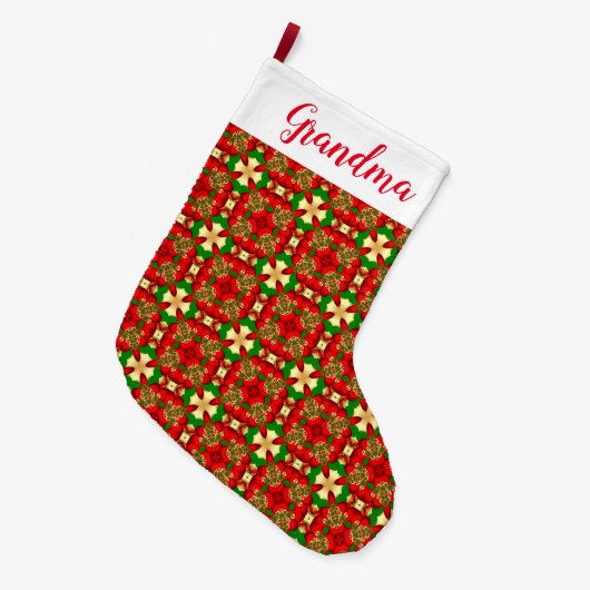 Kerstpatroon Grote Kerstsok (Voorkant (Hangend))