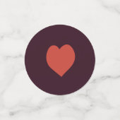 Kerstpatroon in rood en roze confetti (Kleine voorkant)