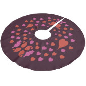 Kerstpatroon in rood en roze kerstboom rok (Gekanteld)