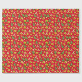 Kerstpatroon Inpakpapier (Vlak)