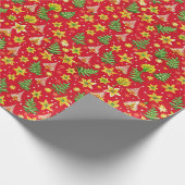 Kerstpatroon Inpakpapier (Hoek)