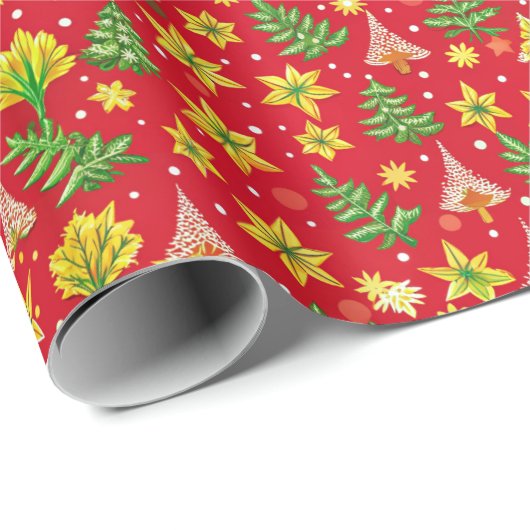 Kerstpatroon Inpakpapier (Rol Hoek)