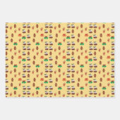 kerstpatroon inpakpapier vel (Voorkant 2)